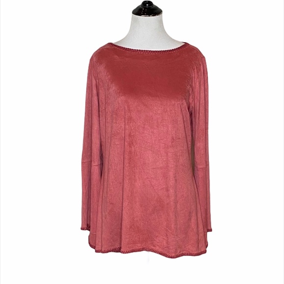 Soft Surroundings Beatrix faux suede tunic- Size Small - Picture 13 of 13